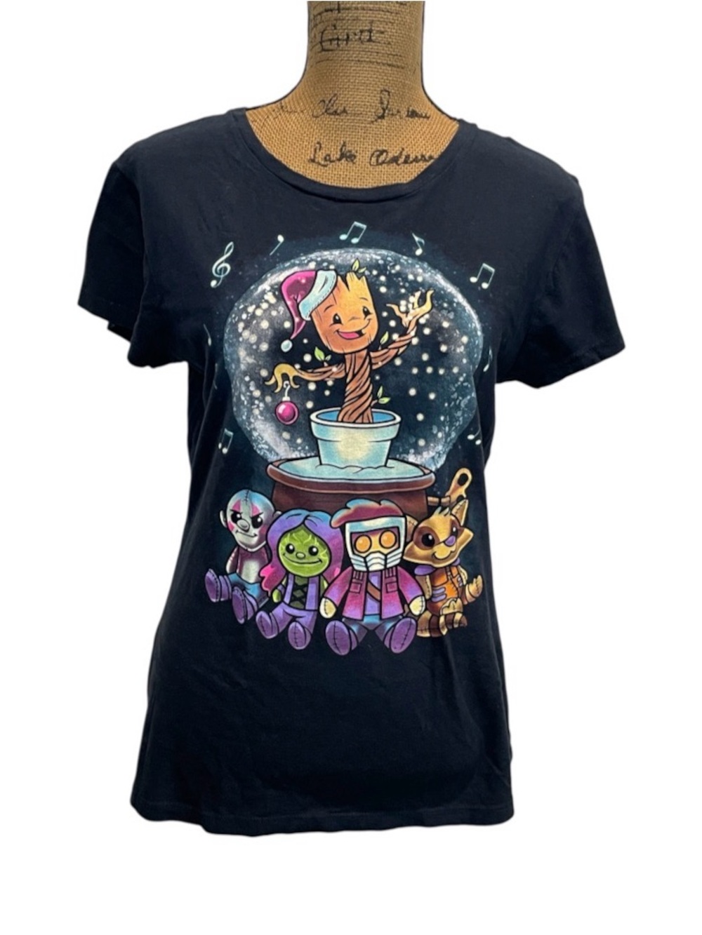 Guardians of the Galaxy Groot Christmas Snow Globe T-Shirt